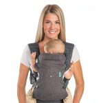 Infantino Flip 4-in-1 Convertible Baby Carrier, Adjustable, Ergonomic Babywearing, Registry Essential, Baby Carrier for Newborn to Toddler, Gray - Image 2