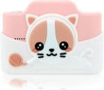 Kidamento Kids Digital Camera & Video Camcorder with Touchscreen, Soft Silicone Casing, Detachable Lens Cap, 32GB Memory Card - Model K Meowie The Cat - Image 2