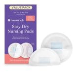 Lansinoh Stay Dry Disposable Nursing Pads, Soft and Super Absorbent Breast Pads, Breastfeeding Essentials for Moms, 200 Count - Image 2