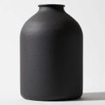 Large Black Vase for Flowers Decor Living Room - 8.6in Tall, Matte Black Arlo Vase for Dining Coffee Table Centerpieces, Wabi Sabi Decor, Big Decorative Modern - Image 2
