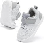 MORENDL Toddler Sneakers Baby Boys & Girls Barefoot Shoes Lightweight Breathable Walking Running Tennis Athletic Sport Shoes - Image 2