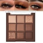 Neutral Nude Brown Smokey Eye Shadow Palette,Rose Gold Bronze Naked Cream Eyeshadow Palette Makeup,Natural Eyeshadow for Eyes Long Lasting Naturing-Looking - Image 2
