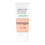 Neutrogena Clear Coverage Flawless Matte CC Cream, Full-Coverage Color Correcting Cream Face Makeup with Niacinamide (b3), Hypoallergenic, Oil Free & Fragrance Free, Shell, 1 oz - Image 2