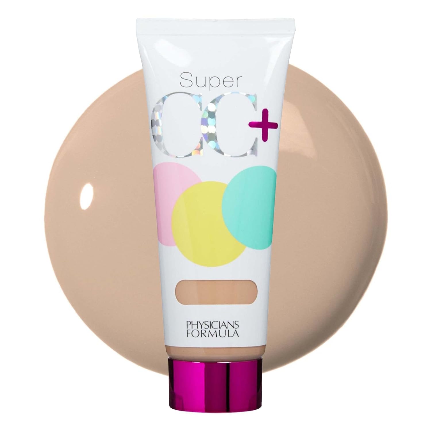 Physicians Formula Super CC+ Cream Color-Correction + Care Cream Full Coverage Foundation, Anti Aging Hydrating Serum, For Uneven Skin Tone, Dermatologist Approved, Light - Image 2