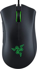Razer DeathAdder Essential Gaming Mouse: 6400 DPI Optical Sensor - 5 Programmable Buttons - Mechanical Switches - Rubber Side Grips - Classic Black - Image 2