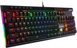 Redragon K580 VATA RGB LED Backlit Mechanical Gaming Keyboard with Macro Keys & Dedicated Media Controls, Hot-Swappable Socket, Onboard Macro Recording (Blue Switches) - Image 2