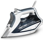 Rowenta Iron Steamer for Clothes, Focus Stainless Steel Soleplate, 400 Microsteam Holes, Powerful Steam Iron, Lightweight, Leakproof, 1725 Watts - Image 2