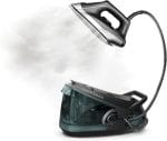 Rowenta Iron Steamer for Clothes Master Steam Station, Professional Steam Iron for Clothes with Stainless Steel Soleplate, 57 Oz, 400 Microsteam Holes, Built-In Pump, 1750 Watts, Black/Green, VR8338 - Image 2