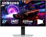 SAMSUNG 27-inch Odyssey QD-OLED G8 (G81SF), 4K, 240Hz, Gaming Monitor, 0.03ms Response Time, DisplayHDR True Black 400, AMD FreeSync™ Premium Pro, Ergonomic Stand, LS27FG810SNXZA, 2025 - Image 2
