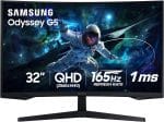 SAMSUNG 32" Odyssey G55C Series QHD 1000R Curved Gaming Monitor, 1ms(MPRT), HDR10, 165Hz, AMD Radeon FreeSync, Eye Care, Glare Free, Sharp Resolution LS32CG550ENXZA - Image 2