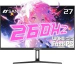 SANSUI 27 Inch WQHD 1440p Gaming Monitor 240hz up to 260hz-Fast IPS 1ms FreeSync Premium 丨DCI-P3 98% 丨sRGB130% 丨HDR10 丨2×DisplayPort 1.4丨2×HDMI2.0 PC Gaming Monitor with Crosshair - Image 2