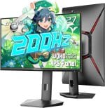 SANSUI 27 inch WQHD 200Hz 180Hz Gaming Monitor 2560×1440P-AMD FreeSync 1ms DCI-P3 95% Fast IPS Computer Monitor,Height Adjustable Vertical/Horizontal Rotating, 2×DisplayPort/HDMI 丨HDR丨Low Motion Blur - Image 2