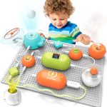 STEM Science Kit for Kids Ages 3-12，31 Electronic Parts, 300+ Fun Projects, No Soldering, 18-Page Guide, DIY Electronics Exploration Toy, Gifts for Boys & Girls - Image 2