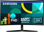 Samsung 27" Essential S3 (S36GD) Series FHD 1800R Curved Computer Monitor, 100Hz, Game Mode, Advanced Eye Comfort, HDMI and D-sub Ports, LS27D366GANXZA, 2024 - Image 2
