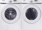 Samsung WF45T6000WPR White Front Load Laundry Package - Image 2