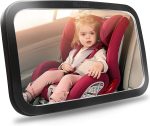 Shynerk Baby Car Mirror, Safety Car Seat Mirror for Rear Facing Infant with Wide Crystal Clear View, Shatterproof, 360° Rotation, Crash Tested and Certified - Image 2