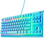 SteelSeries Apex 3 TKL Aqua RGB Gaming Keyboard — Tenkeyless Compact Form Factor — 8-Zone RGB Illumination — Water and Dust Resistant — Whisper-Quiet Gaming Switch - Image 2