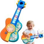 Toddlers Guitar Musical Toys for 1-2 Year Old Boy/Girl, Multiple Modes with Piano Keys, Animal Sounds, Musical, Baby Toys 12-18-24 Months, Gifts for One Year Old Boys/Girl - Image 2
