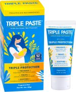 Triple Paste Diaper Rash Cream for Baby - 3 oz Tube - Zinc Oxide Ointment Treats, Soothes and Prevents Diaper Rash - Pediatrician-Recommended Hypoallergenic Formula with Soothing Botanicals - Image 2