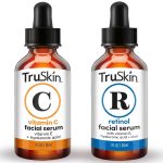 TruSkin Face Serum Duo – Vitamin C & Retinol Serum for Face – Anti-Aging Skin Care Gift Set for Women – Helps Improve Appearance of Fine Lines & Wrinkles for Smoother Looking Skin, 1 Fl Oz, 2 Bottles - Image 2