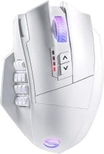 UtechSmart Venus Pro Wireless MMO Gaming Mouse, 16,000 DPI Optical Sensor, 2.4 GHz Transmission Technology, Ergonomic Design, 16M Chroma RGB Lighting, 16 Programmable Buttons, Up to 70H - Image 2