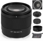 VILTROX 50mm F2.0 FE-Mount, AF 50mm F2 Lens for Sony E, Full Frame STM Auto Focus Prime Lens for Sony E-Mount Cameras A7C A7ll A7RlI A7SIII A7III A7RIII A7IV A7RIV A9 A1 FX3 A7RV ZVE1 A7CR A7CII A93 - Image 2