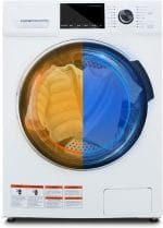 Washer and Dryer Combo, 3.1 cu.ft, Apartment Ventless All In One Washer Dryer,110V 24"W Large Capacity Front Load Washing Machine and Dryer, Compact Lavadora y Secadora 2 en 1 for RV Apartment Home - Image 2