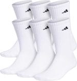 adidas mens Athletic Cushioned Crew Socks With Arch Compression for a Secure Fit (6-pair) - Image 2