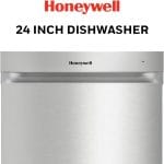 Honeywell 24 Inch Dishwasher with 12 Place settings, 7 Washing Cycles, Stainless Steel and Plastic Tub, UL/Energy Star- Stainless Steel - Image 4