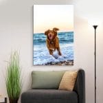 NWT Custom Canvas Prints with Your Photos for Pet/Animal, Personalized Canvas Pictures for Wall to Print Framed 48x32 inches - Image 3