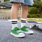 Zoroadke Toddler Boys and Girls Sneakers Low Top Adjustable Strap Canvas Shoes for Kids - Image 6