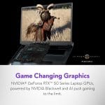 Alienware 18 Area-51 Gaming Laptop AA18250-18-inch QHD+ 300Hz 3ms Display, Intel Core Ultra 9-275HX, 32GB DDR5 RAM, 1TB SSD, NVIDIA GeForce RTX 5070, Windows 11 Home, Onsite Service - Liquid Teal - Image 4