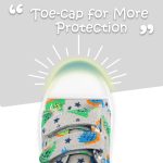 K KomForme Toddler Boys & Girls Shoes Kids Canvas Sneakers with Cartoon Dual Hook and Loops - Image 5