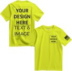 Custom Shirts for Men, Custom Shirt Unisex Fit Mens & Womens, Customized Tshirt Design Your Own Black - Image 4