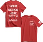 Custom Shirts for Men, Custom Shirt Unisex Fit Mens & Womens, Customized Tshirt Design Your Own Black - Image 5