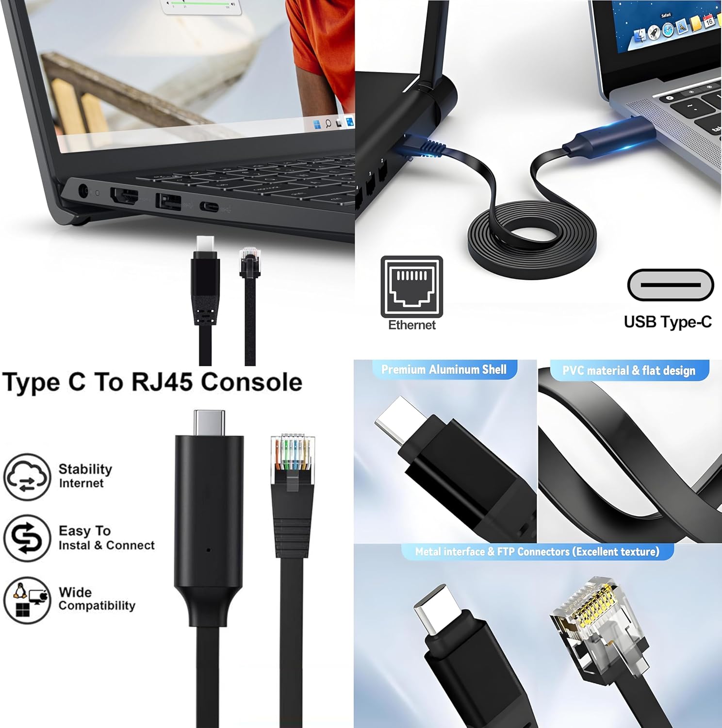 Dell Laptop Computer Touchscreen, 8GB RAM, 0.75TB Storage (512GB SSD + 256GB Docking Station), Intel 10-Core i5-1334U (Beat i7-1250U), 15.6" FHD, WiFi 6, BT, Win 11 Home S Mode, Type C to RJ45 Cable - Image 3