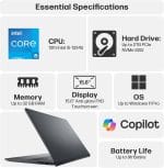Dell Laptop Computer Touchscreen, 8GB RAM, 0.75TB Storage (512GB SSD + 256GB Docking Station), Intel 10-Core i5-1334U (Beat i7-1250U), 15.6" FHD, WiFi 6, BT, Win 11 Home S Mode, Type C to RJ45 Cable - Image 4