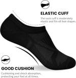 wernies No Show Socks Women - 8 Pairs Ankle Socks for Women, Low Cut Socks Short Cotton Socks, Invisible Casual Socks - Image 5