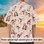 Custom Hawaiian Shirt with Face, Personalized Funny Hawaiian Shirts for Men - Image 4