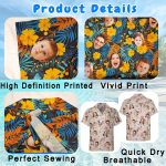Custom Hawaiian Shirt with Face, Personalized Funny Hawaiian Shirts for Men - Image 6