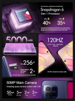 T-Mobile Revvl 7 Pro 5G Unlocked Smartphone, 256GB, Azurite Blue - Image 3