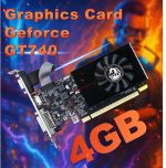 SOYO Geforce GT 740 Low Profile Graphics Card, 4GB DDR3 128 Bit Video Card with HDMI 2.0/VGA/DVI PCI Express x16 3.0 Single Fan Computer GPU - Image 3