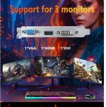 SOYO Geforce GT 740 Low Profile Graphics Card, 4GB DDR3 128 Bit Video Card with HDMI 2.0/VGA/DVI PCI Express x16 3.0 Single Fan Computer GPU - Image 6