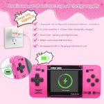 Handheld Game for Kids -Preloaded 220 Retro Video Games, Portable Gaming Player with Rechargeable Battery 3.0" LCD Screen, Mini Arcade Electronic Toy Gifts for Boys Girls (Red) - Image 4