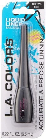 L.A. COLORS Thin Tip Liquid Liner (carded), Black CBLE326 - Image 3