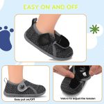 FEETCITY Baby Boys Girls First Walking Shoes Infant Sneakers Crib Shoes Breathable Lightweight Slip On Shoes - Image 3