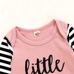 AMAWMW Newborn Baby Girl Little Sister Sleeper Gown Stripe Long Sleeve Nightgown Pajamas Gifts Stuff Essential Outfit - Image 4
