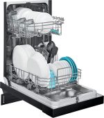 Honeywell 18 Inch Dishwasher with 8 Place settings, 6 Washing Programs, Stainless Steel Tub, UL/Energy Star- Black - Image 3