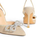 DREAM PAIRS Women's High Heels Destiny Closed Toe Strappy Heels Sexy Rhinestone Ankle Strap Pumps Wedding Bridal Party Dress Shoes Destiny - Image 5