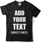 Custom T-Shirt Add Your Text Personalized T Shirt for Men & Women Cotton Tee - Image 4